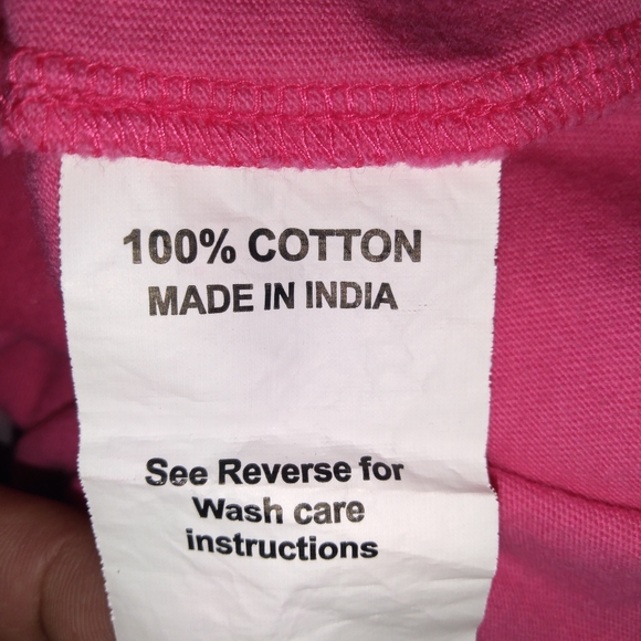 Kanva Fashion Cotton Pleated Dress Sleeveless Pink with Black Bow Size S - Picture 8 of 8